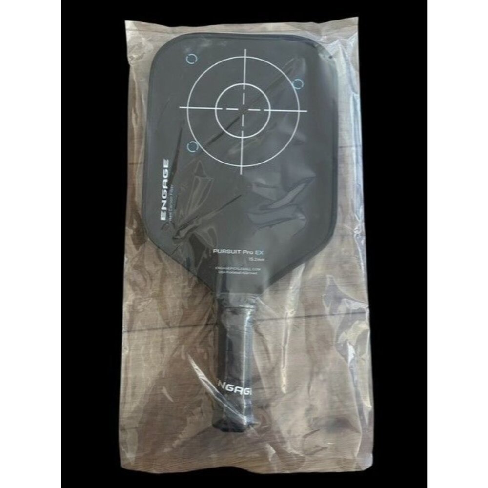 Engage Pursuit Pro EX 15.2mm Pickleball Paddle Raw Carbon Fiber Fierce Blue NEW - Picture 6 of 7